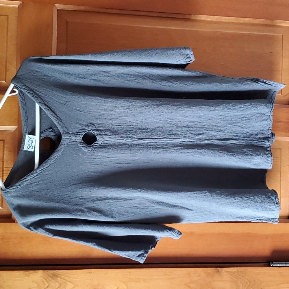 Oh My Gauze! Cut Out Top
